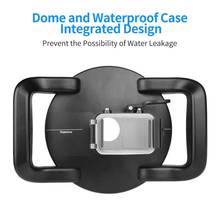 Porta dome dupla de 1.97 polegadas à prova d'água, revestimento para mergulho com gatilho para dji osmo, acessórios para lentes de câmera de ação 2024 - compre barato