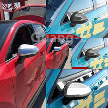 Cubierta de espejo retrovisor lateral, Marco embellecedor para decoración de coche, ABS, para Audi Q2 Q2L 2018 2019 2020 2021, 2 uds. 2024 - compra barato