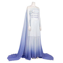 Белое платье Эльзы на заказ; карнавальный костюм на Хэллоуин; карнавальный костюм принцессы Эльзы; сексуальное платье с принтом; наряд 2024 - купить недорого