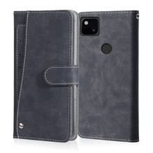 Capa vintage de luxo para google pixel 4a 3a 2 3 xl capa tipo carteira com suporte para cartão magnético 2024 - compre barato