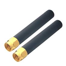 50 piece/lot 433MHZ rubber 2-3dbi gains 433 mhz antenna with SMA male plug straight connector Free Shipping 2024 - buy cheap