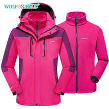 WOLFONROAD Winter 3 in 1 Jackets Women's Ski Snow Jackets Women Outdoor Warm Raincoats Thermal Snowboard Jacket Windbreaker Coat 2024 - buy cheap