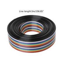 5M 1.27mm 20P Rainbow Cable flat line bracket Welded Cable Connector Cable copper 2024 - buy cheap