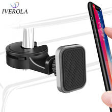 Univerola Magnetic Car Phone Holder Universal Car Back Seat Headrest Holder 360 Degree Rotation Holder For iPhone/ xiaomi Phone 2024 - buy cheap