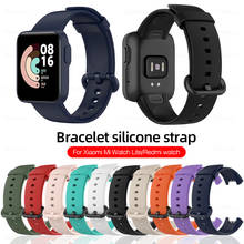 Soft Silicone Band Strap For Xiaomi Mi Watch Lite Redmi watch Smart Watch 20mm Replacement Band Sport Watchband Strap Bracelet 2024 - buy cheap