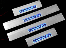 stainless steel LED Scuff Plate / Door Sill for 2010-2019 Mitsubishi lancer EX car styling 2024 - buy cheap