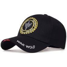 Fashion Cotton tide baseball cap WAR WOLF embroidery Army Caps For Men Usa Tactical hat Adjustable Hip Hop Snapback hats gorras 2024 - buy cheap