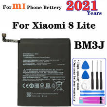 Batería de polímero BM3J para Xiaomi 8 Lite MI8 Lite, batería de repuesto de 2021 mAh con herramientas, 100% años de capacidad, 3350 2024 - compra barato