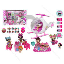 Куклы LoL Surprise, набор игрушек, самолёт, пикник, машина, слайд, сумочка, вилла, экшн-фигурки, игрушки для подарка на день рождения 2024 - купить недорого