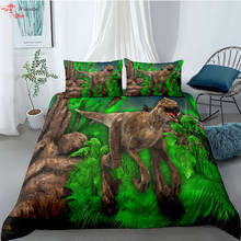 Cartoon Dinosaur Printed King Queen Full Double Single Size Bedding Set Duvet Covers Comforter Bedding Cover Bedclothes NO Sheet 2024 - buy cheap