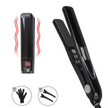 Titanium Flat Iron Vibrate Massage Keratin 470℉ Straightening Irons Hair Straightener Curler Fast Vibrating Salon Styling Tools 2024 - buy cheap