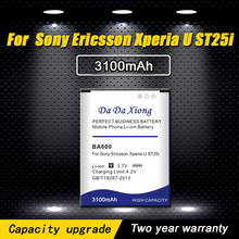 New High Quality 3100mAh BA600 Li-ion Phone Battery Use For Sony Ericsson Xperia ST25i ST25C +Free Shipping 2024 - buy cheap