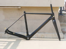 Cuadro de carbono de alta calidad para bicicleta, marco de ciclocross UD mate, de alta calidad, eje pasante de 142mm y horquilla de 12x100m 2024 - compra barato