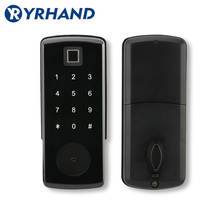 Cerradura electrónica inteligente para puerta, dispositivo de cierre sin llave, con código de teclado, contraseña, app TTlock 2024 - compra barato