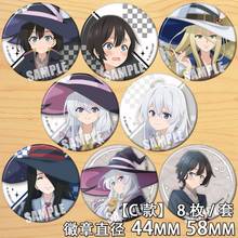 Anime Wandering Witch: The Journey of Elaina Cartoon Figure Bedge Itabag Badge Button Medal Brooch Pin Souvenir Cosplay Props 2024 - buy cheap