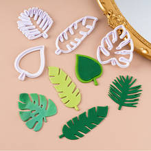 4pcs Pottery Polymer Clay Cutter Tropical Leaf Shape Cutting Mold  Plastic Clay Texture Make Hobby Tools Art Supply Craft Kit 2024 - buy cheap
