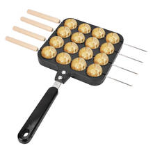 16 Holes Aluminum Takoyaki Maker Grill Pan Octopus Ball Plate Home Cooking Baking Forms Mold Tray Baking Pan Kitchen Tools 2024 - buy cheap
