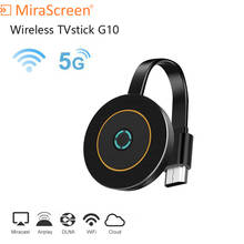 MiraScreen-receptor de TV G10, WiFi 2,4G y 5,8G, anycast, Miracast, ios, Android, Dongle, HDMI, compatible con anycast DLNA Airplay, 5G 2024 - compra barato