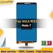 Новый ЖК-дисплей для Huawei Mate 7 Дисплей Замена MT7 MT7-TL10 MT7-UL00 Дисплей для Huawei Mate 7 Сенсорный экран Mt7-L09 2024 - купить недорого