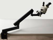 FYSCOPE 7X-45X 3.5X-90X  STEREO ZOOM MICROSCOPE +ARTICULATING STAND MICROSCOPE 2024 - buy cheap