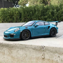 Модель автомобиля Welly 1:24 Porsche 911GT3 RS из сплава, отлитые и игрушечные автомобили, коллекционные подарки, игрушка для транспортировки без пульт... 2024 - купить недорого