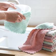 Water Absorbent Washing Dish Plate Cloth Towel Rag Home Kitchen Clean Tablecloth good decontamination effect kitchen accessories 2024 - buy cheap