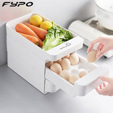 Gaveta armazenamento de ovos, 3 andares, ovo, estante, caixa de armazenamento empilhável, cozinha, organizador de armazenamento de comida para geladeira 2024 - compre barato