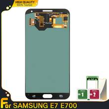 Super AMOLED LCD For Samsung Galaxy E7 E700 E700F E7000 E7009 LCD Display With Touch Screen Assembly Replacement Part 2024 - buy cheap