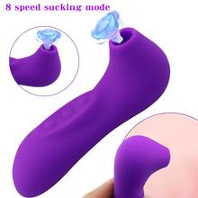 Sucking Vibrator Clit Sucker Clitoris Stimulator Masturbator Dildo Nipple Licking Tongue Oral Toys For Adults Sex Toys for Woman 2024 - buy cheap