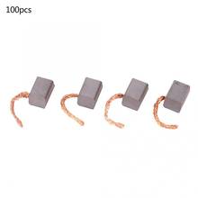 100Pcs Graphite Copper Motor Carbon Brushes Replacement Kits Fit for Automotive Electronic Fan Motor J435A 9x8x13.5mm 2024 - buy cheap