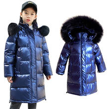 2020 Winter Warm White Duck Down Coat Childrens' Jacket  For Girls Boys Baby Clothes Down Jacket  4 To 16 Years Children's Parka 2024 - buy cheap