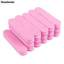 50 Pcs Mini Nail File Blocks 100/180 Double-sided Pink Buffer Polishing Sanding Professional Sponges for Manicure Pedicure Tool 2024 - buy cheap