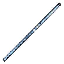 Cdig flauta azul flauta artesanal de bambu, instrumento musical, flauta profissional, dizi com linha, também adequado para iniciantes 2024 - compre barato