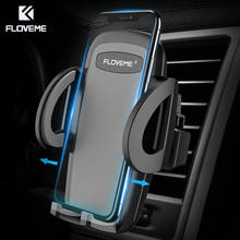 FLOVEME One-Click Release Car Phone Holder Universal Air Vent Mount Car Holders Stand Mobile Supports for iPhone Xiaomi Samsung 2024 - buy cheap