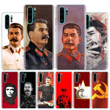 Stalin Urss do russo Case Capa Do Telefone Para Huawei Honra 10 9 20 Lite 9X 8X 8S 8A 7X 7A Pro Y5 Y6 Y7 Y9 2019 Y9S 10i20i V20 V30 Coq 2024 - compre barato