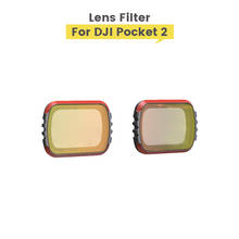 Cynova-filtro de lente de câmera profissional, conjunto de filtro de bolso 2 para dji osmo, bolso 2, hd, mrc, uv, adulto, nd/pl 2024 - compre barato
