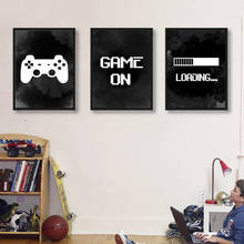 Gaming Wall Art Canvas Painting Kids Boys Gift Video Game Posters and Prints Gaming Room Decor Wall Decor Picture Child Playroom 2024 - buy cheap