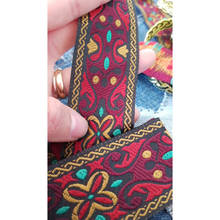 ZERZEEMOOY-adornos de encaje, cinta de 3,8 cm de ancho, tela de encaje bordado, apliques de costura, vestido de novia, 2 m/lote 2024 - compra barato