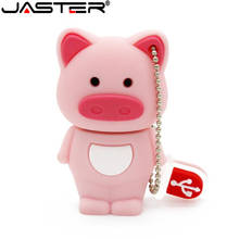 JASTER Pig usb creativo USB 2.0 usb flash drive thumb memory stick pendrive 4GB 8GB 16GB 32GB 64GB u disk gifts free shipping 2024 - buy cheap