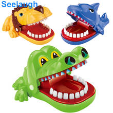 Funny Toy Mouth Dentist Bite Finger Toy Pulling Crocodile Teeth Games Toys Kids Funny Toy For Children Kids Biting Finger Game 2024 - buy cheap