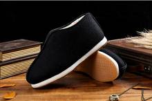 high quality big size handmade winter warm wushu kung fu martial arts qigong shoes sneakers tai chi taiji shoes EU37~EU48 blue 2024 - buy cheap