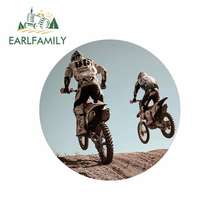 EARLFAMILY 13cm x 13cm for Motocross Bikes Funny Car Stickers Vinyl Sunscreen RV VAN Fine Decal JDM Car Accessories Logo 2024 - buy cheap