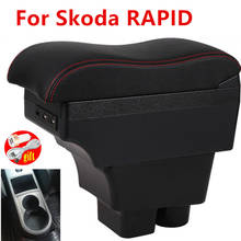 For Skoda RAPID Armrest box Retrofit For VW Polo 2020 Car Armrest box Center Storage box car accessories Interior 2024 - buy cheap