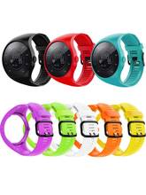 Solid Color Soft Silicone Bracelet Strap Wrist Band for Polar M200 Smart Watch D08A 2024 - buy cheap