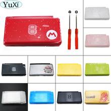 YuXi-carcasa completa para Nintendo DS Lite, carcasa de reparación de consola NDSL, destornillador gratis y película protectora 2024 - compra barato