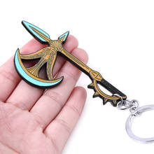 The Seven Deadly Sins Axe Bottle Opener Keychain Nanatsu no Taizai Escanor Cosplay Weapon Axe Key Chain for Men Car Keyring Gift 2024 - buy cheap