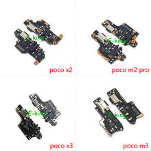 Placa de carga USB para Xiaomi Mi POCO X2, X3, NFC, M3, M2 Pro, puerto de base, Cable flexible, 10 Uds. 2024 - compra barato