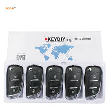 5 шт для Citroen Peugeot KD NB11-2 дистанционный ключ 2 кнопки универсальный мульти-функциональный для Keydiy KD900 URG200 KD200 KD-X2 peugeot 207 2024 - купить недорого