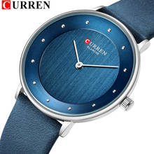 Curren Simple Leather Strap Watch Women Luxury Brand Waterproof Blue Ladies Wrist Watches Gift For Wife Relogio Feminino 2021 2024 - buy cheap