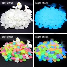 200Pcs Luminous Pebbles Stones Glow In The Dark for Wedding Party Event Supplies Gardening Swimming Pool Bar Decoration Rocks 2024 - buy cheap